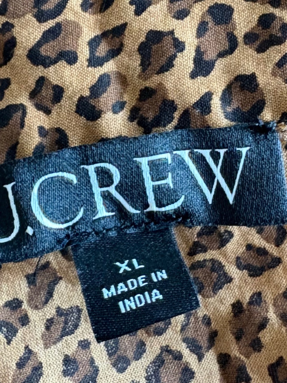J Crew Leopard Print Swim Sarong - Picture 5 of 8